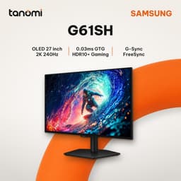 Màn hình gaming Samsung Odyssey OLED G6 G61SH LS27HG612SEXXV 27 inch 2K 240Hz 0.03ms GTG G-Sync compatible 1