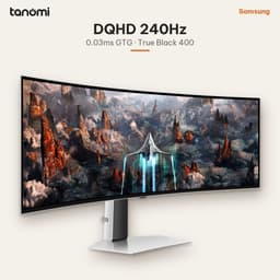 Màn hình gaming cong Samsung Odyssey OLED G9 G93SC LS49CG934SEXXV 49 inch DQHD 240Hz 0.03ms GTG G-Sync compatible 3