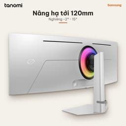 Màn hình gaming cong Samsung Odyssey OLED G9 G93SC LS49CG934SEXXV 49 inch DQHD 240Hz 0.03ms GTG G-Sync compatible 5