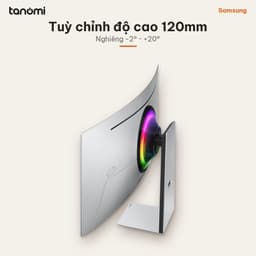Màn hình gaming cong Samsung Odyssey OLED G8 G85SD LS34DG850SEXXV 34 inch UWQHD 175Hz 0.03ms GTG G-Sync compatible 5