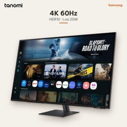 Màn hình thông minh Samsung Smart Monitor M7 M70F LS43FM702UEXXV 43 inch VA 4K 60Hz Loa 20W USB-C 65W 3