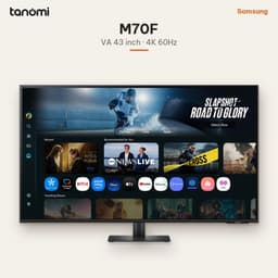 Màn hình thông minh Samsung Smart Monitor M7 M70F LS43FM702UEXXV 43 inch VA 4K 60Hz Loa 20W USB-C 65W 2
