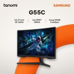 Màn hình gaming cong Samsung Odyssey G5 G55C LS27CG552EEXXV 27 inch VA 2K 165Hz 1ms MPRT Cong 1000R 1