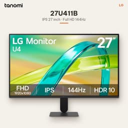 Màn hình văn phòng LG 27U411B-B 27 inch IPS Full HD 144Hz HDR10 làm việc học tập FreeSync giải trí 2