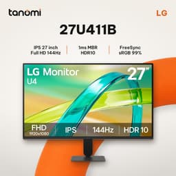 Màn hình văn phòng LG 27U411B-B 27 inch IPS Full HD 144Hz HDR10 làm việc học tập FreeSync giải trí 1
