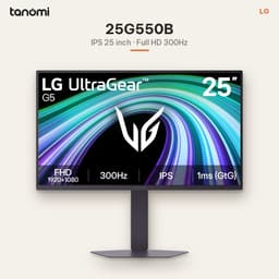 Màn hình gaming LG UltraGear 25G550B-B 24.5 inch IPS Full HD 300Hz 1ms GtG G-Sync compatible chơi game FPS 2