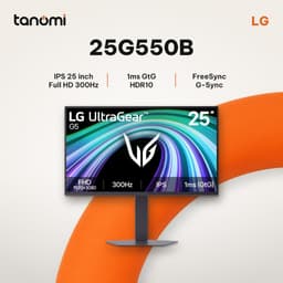Màn hình gaming LG UltraGear 25G550B-B 24.5 inch IPS Full HD 300Hz 1ms GtG G-Sync compatible chơi game FPS 1