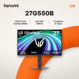 Màn hình gaming LG UltraGear 27G550B-B 27 inch IPS Full HD 300Hz 1ms GtG G-Sync compatible chơi game FPS 1