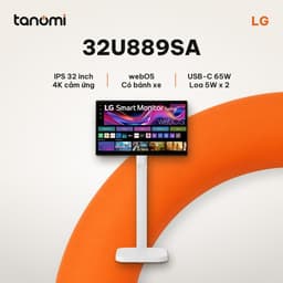 Màn hình thông minh LG Smart Monitor Swing 32U889SA-W 31.5 inch IPS 4K 60Hz Cảm ứng webOS USB-C 65W 1