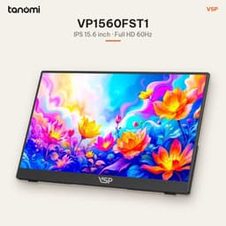 Màn hình di động cảm ứng VSP VP1560FST1 15.6 inch IPS Full HD 60Hz Cảm ứng đa điểm USB-C mỏng nhẹ 2