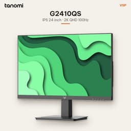 Màn hình văn phòng 2K VSP G2410QS 23.8 inch IPS 2K 100Hz USB-C 65W Loa kép 2x3W làm việc thiết kế 2
