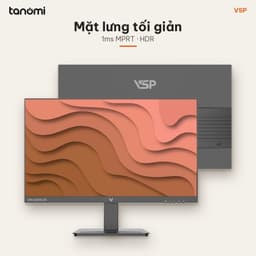 Màn hình văn phòng 2K VSP G2410Q1 23.8 inch IPS 100Hz 2K QHD Loa kép 2x3W làm việc thiết kế FreeSync 4