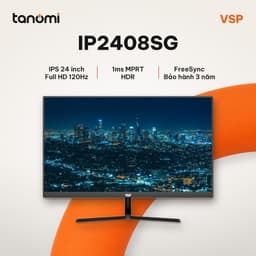 Màn hình văn phòng VSP IP2408SG 23.8 inch IPS Full HD 120Hz FreeSync làm việc học tập HDR bảo hành 3 năm 1