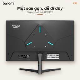 Màn hình gaming VSP IP25Q180 24.5 inch IPS 2K 180Hz 2 HDMI 2.1 chơi game bảo hành 3 năm DisplayPort 3