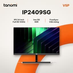 Màn hình gaming VSP IP2409SG 23.8 inch IPS Full HD 144Hz 1ms chơi game FreeSync HDR viền mỏng bảo hành 3 năm 1