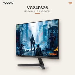 Màn hình gaming VSP VG24FS26 23.8 inch IPS Full HD 240Hz 0.5ms chơi game FPS 260Hz bảo hành 3 năm 2
