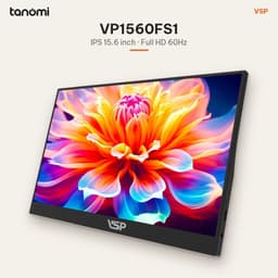 Màn hình di động VSP VP1560FS1 IPS Full HD 60Hz 15.6 inch USB-C mở rộng màn hình laptop mỏng nhẹ 2