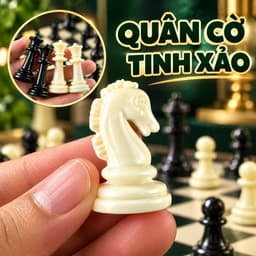 Bộ Cờ Vua Nam Châm Gập Gọn 31.5cm Cao Cấp Tặng 2 Quân Hậu Đồ Chơi Trí Tuệ Phát Triển Tư Duy Cho Bé 3