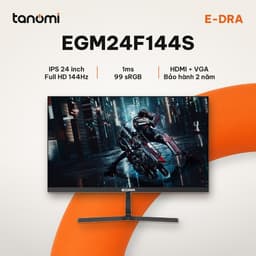 Màn hình gaming E-DRA EGM24F144S 23.8 inch IPS Full HD 144Hz 1ms chơi game 99 sRGB bảo hành 2 năm 1