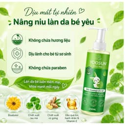 Dầu massage Yoosun Rau má chai 50ml giúp làm mát da, dưỡng ẩm, giảm mẩn ngứa cho bé từ sơ sinh< BUN BUN SHOP 4