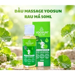 Dầu massage Yoosun Rau má chai 50ml giúp làm mát da, dưỡng ẩm, giảm mẩn ngứa cho bé từ sơ sinh< BUN BUN SHOP 2
