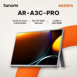 Màn hình di động Arzopa AR-A3C-PRO Full HD 60Hz 13.3 inch OLED DCI-P3 100 nhỏ gọn USB-C bảo hành 2 năm 1