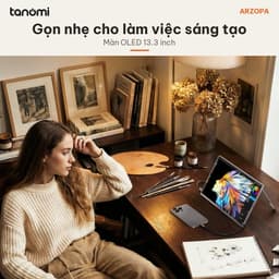 Màn hình di động Arzopa AR-A3C-PRO Full HD 60Hz 13.3 inch OLED DCI-P3 100 nhỏ gọn USB-C bảo hành 2 năm 2