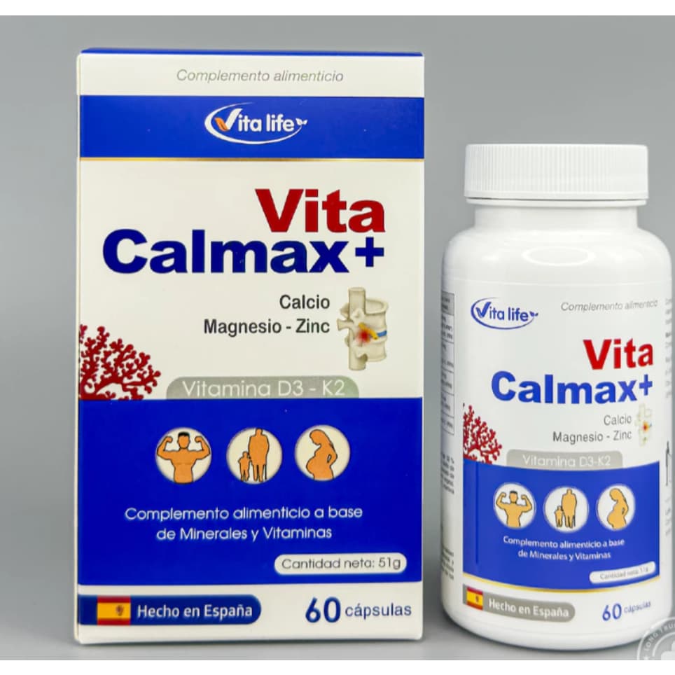 VITA CALMAX+ (60 viên) Canxi Tảo Biển Đỏ Cho Mẹ Bầu, Cho Trẻ Giai Đoạn Phát Triển, Người Loãng Xương< BUN BUN SHOP