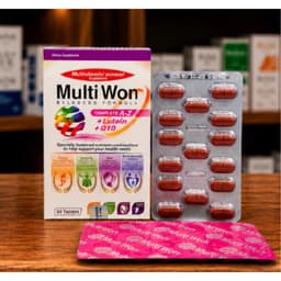 Multi Won (hộp 30 viên )Bổ Sung Vitamin & Khoáng Chất Giúp Tăng Cường Sức Khỏe > Mẹ Bầu & Người Ốm Dậy< BUN BUN SHOP 1