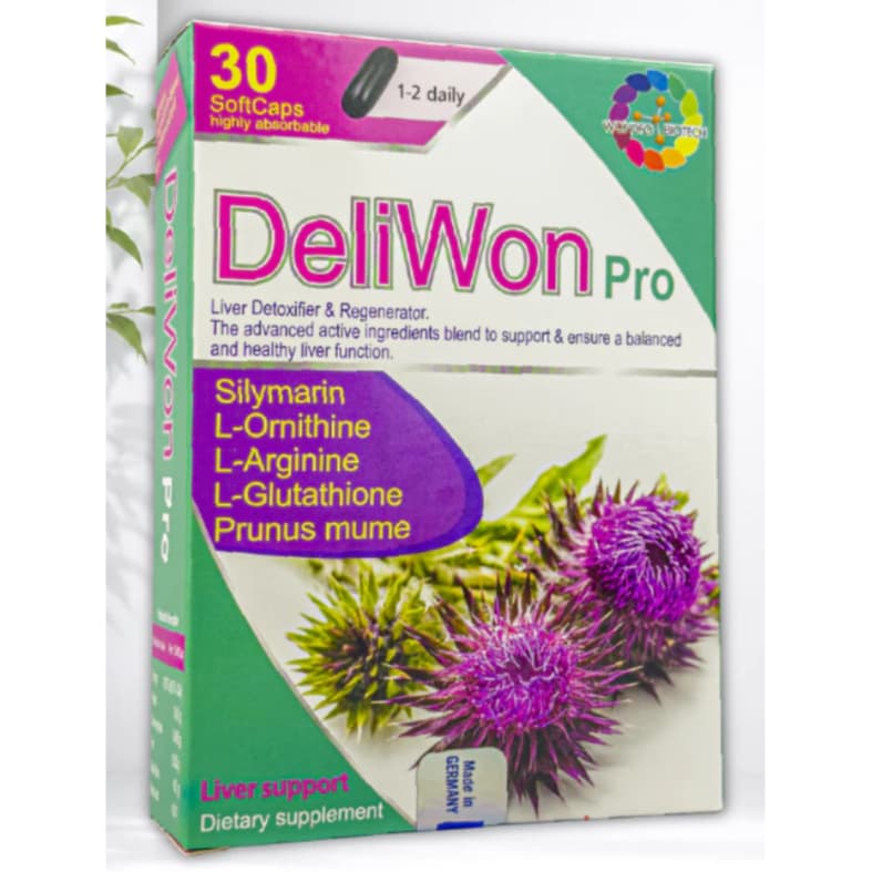 DeliWon Pro (30 viên) Chứa Cao Kế Sữa Hỗ Trợ Giải Độc, Mát Gan, Bồi Bổ &Tăng Chức Năng Gan< BUN BUN SHOP