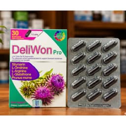 DeliWon Pro (30 viên) Chứa Cao Kế Sữa Hỗ Trợ Giải Độc, Mát Gan, Bồi Bổ &Tăng Chức Năng Gan< BUN BUN SHOP 8