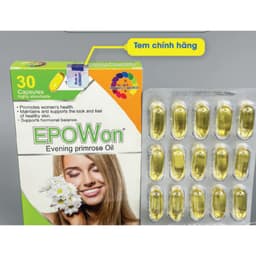 EPOWON  (HỘP 30V ) Viên Uống Tinh Dầu Hoa Anh Thảo Vitamin E. Hỗ Trợ Cân Bằng Nội Tiết Tố Nữ & Làm Đẹp Da< BUN BUN SHOP 3