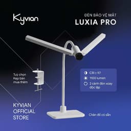 Kyvian Đèn Bàn Học Chống Cận Luxia Pro V2 1100 Lumen CRI ≥97 Bảo Vệ Mắt 16W 10 Cấp Độ Sáng 4 Nhiệt Độ Màu by Velix 1