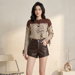 Quần short da nữ đẹp chất da cao cấp cạp cao ôm eo có túi dáng basic, quần đùi nữ khóa kéo trước tôn dáng năng động 622 1