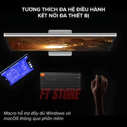 Chuột Không Dây HyperWork Macro MS02 - Kết Nối Bluetooth & Wireless 2.4G, Pin siêu khủng- Chính Hãng 6