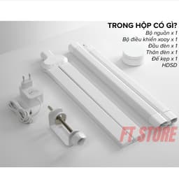 Đèn Bàn LED HyperWork Luna HPW DL01 Chính Hãng - Chống Mỏi Mắt, CRI>95, Kèm Bộ Điều Khiển Không Dây 2