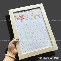 Bảng trưng bày móng mẫu , khung mẫu móng, băng dính dán mẫu, móng gắn bảng mẫu - Hoangquy.233 1