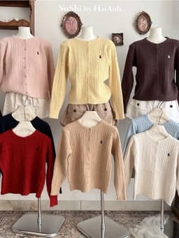 Áo Len Nữ Xả Kho Giá Sốc – Áo Dệt Kim Nữ Thời Trang Dễ Phối Đồ, Áo Len Nữ Thanh Lịch Giá Hời 9