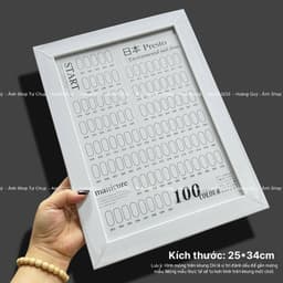 KHUNG TRƯNG BÀY MÓNG MẪU, TIỀN KỶ NIỆM DO NHÀ NƯỚC TẶNG , BĂNG DÍNH DÁN MẪU, MÓNG LÀM MẪU 2