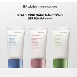 JMsolution Kem Chống Nắng Tone Up SPF 50+ PA++++ 50ML Multi Hya/ Collagen PDRN/ Cica Made Chăm Sóc Da, Hiệu Chỉnh Màu Da 1
