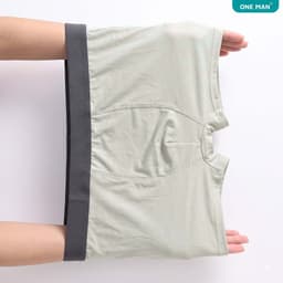 Combo 3 Quần Lót Nam ONE MAN Quần Boxer Chất Thun Lạnh Kháng Khuẩn Co Giãn 4 Chiều Thoải Mái Thấm Hút Mồ Hôi 3Q000A 7
