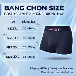 Combo 3 Quần Boxer Nam ONE MAN Quần Sịp Nam Chất Thun Lạnh Co Giãn 4 Chiều Thoáng Mát Cao Cấp 3Q001 9