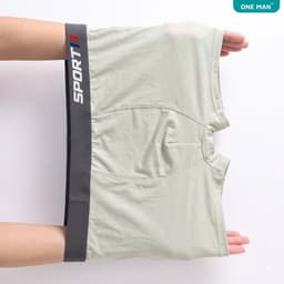 Combo 3 Quần Boxer Nam ONE MAN Quần Lót Thun Lạnh Cao Cấp Kháng Khuẩn Co Giãn 4 Chiều Êm Ái Thoáng Mát 3Q002 5