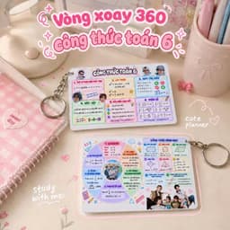 Vòng xoay 360 Hóa trị Cortis - Bảng tuần hoàn các nguyên tố hóa học - Công Thứ Toán Học Phụ kiện học tập đáng yêu 5