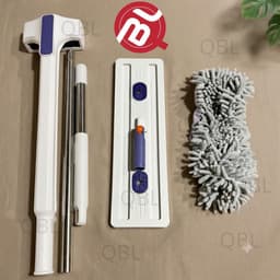 Phụ kiện Bộ Cây Lau Nhà San Hô Tự Vắt QBL 45cm Tiện Dụng, Cây Lau Nhà Đa Năng Xoay 360 Độ 1