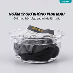 Combo 3 Quần Lót Nam ONE MAN Quần Boxer Thun Lạnh Co Giãn 4 Chiều Thiết Kế Nam Tính Thấm Hút Mồ Hôi 3Q004 6