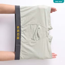 Combo 3 Quần Lót Nam ONE MAN Quần Boxer Thun Lạnh Co Giãn 4 Chiều Thiết Kế Nam Tính Thấm Hút Mồ Hôi 3Q004 7