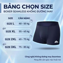 Combo 3 Quần Lót Nam ONE MAN Quần Boxer Thun Lạnh Co Giãn 4 Chiều Ôm Vừa Vặn Thoải Mái Khi Sử Dụng 3Q005 9