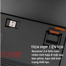 Bàn Phím Không Dây HyperWork SilentKey TS01 Chính Hãng - Fullsize, Chống Ồn X-Scissors, Đa Thiết Bị 7