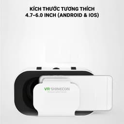 Kính Thực Tế Ảo VR SHINECON 3D Cho Điện Thoại, Kính VR Xem Phim 3D 360 Độ, Chơi Game, Rạp Chiếu Phim Tại Nhà 3